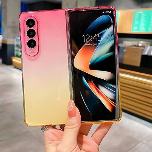 Étui de teinture halo pour Samsung Galaxy Z Fold 4 coque antichoc bonbon