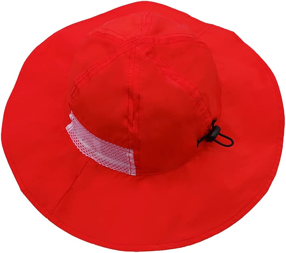 jerague Adjustable Kids Toddler Baby Sun Hat Breathable & Wide Brim Summer Beach Hats for Boy Girls: Clothing, Shoes & Jewelry