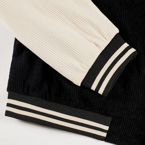 Men's Varsity Jacket Casual Baseball Bomber Jackets Buckle Style Relax Fit 6