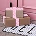 Whaline 109 Yard Pink Bow Packing Tape Pretty Bow Decorative Gift Wrapping Tape Waterproof Shipping Tape for Small Business DIY Crafts Box Carton Decor