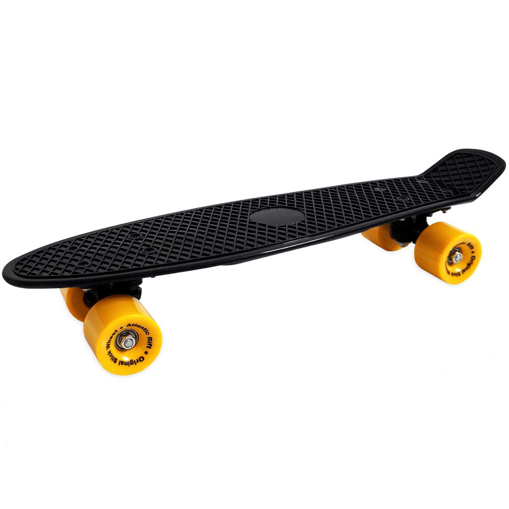 Deuba Skateboard Retro Planche à roulettes Design Sport Glisse Urbaine Violet Gris
