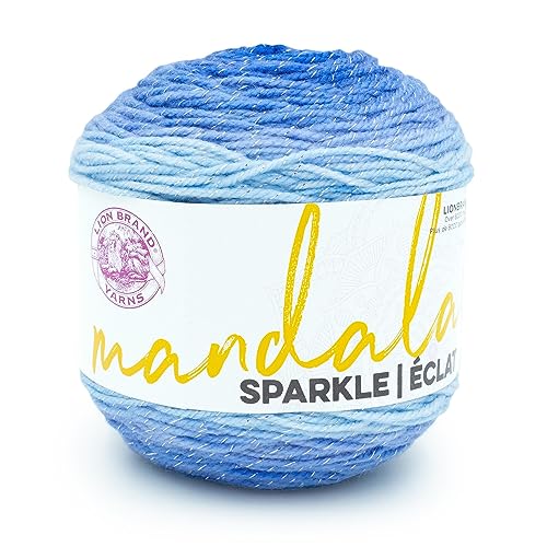 Image of Lion Brand Yarn Mandala Sparkle Yarn, Cepheus