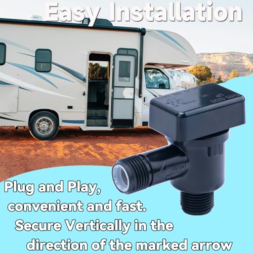 Image of RV Vacuum Breaker Check Valve Replacement for 571-VAC-CHK-A Breaker Camper RV Flush Backflow Preventer to on Black Tank System Prevent Leaking Improve Freshwater