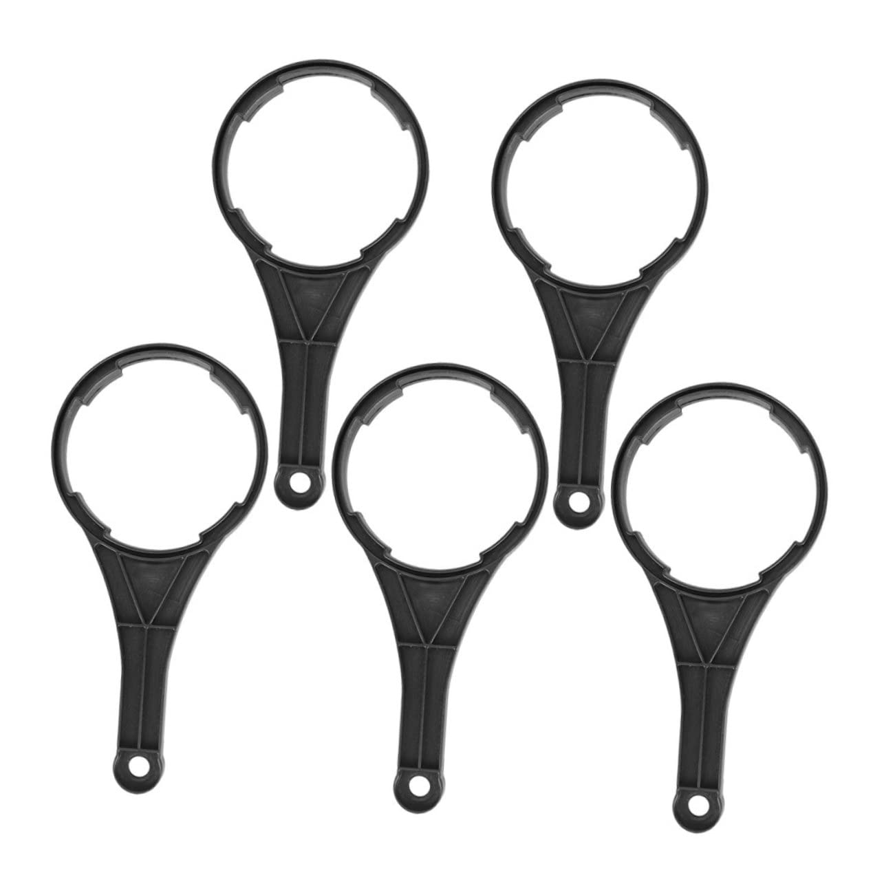 Luxshiny 5Pcs Heavy Duty Water Purifier Wrench Filter Spanner for Standard Water Filter Housings Reliable and Sturdy Design for Long Term Use