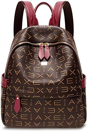 HAOYUXIANG Double Shoulder Bag Female Korean version of the British Women pack backpack soft skin Leisure double shoulder bag student backpack