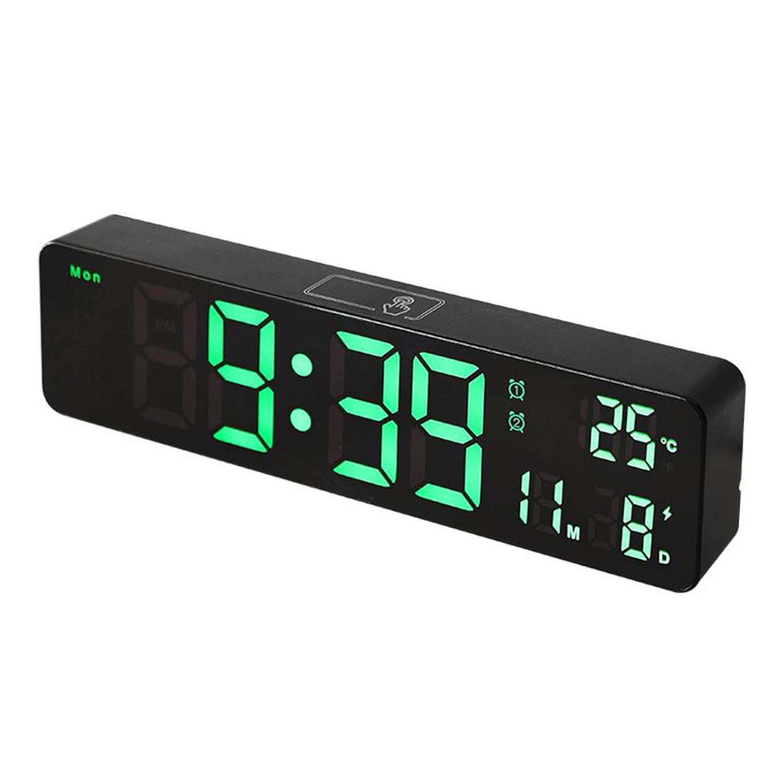 Buy ThreeH Plastic Digital Wall Clock Plugin Led Large Digits Display
