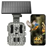 Misstech 4K UHD Solar Trail Camera, 0.1s Motion-Activated Wildlife Record