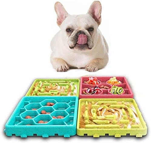 Slow Feeder Dog Bowl & Lick Mat for Dogs, Pet Licking Mat to Wall for Pet Bathing, Grooming, and Dog Training
