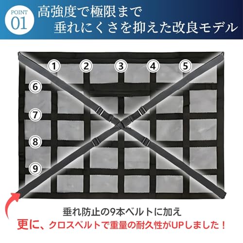 GIVETOP 車天井ネット L ベージュ