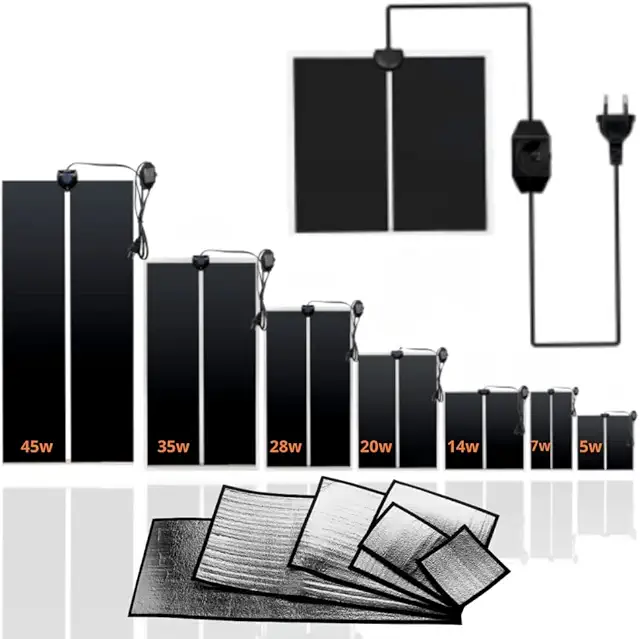 Tappetino Riscaldante per Terrario 5W - Regolabile per Rettili e Piante