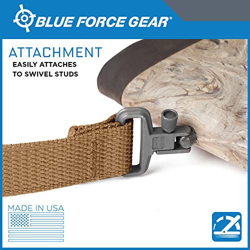 Blue Force Gear Hunting Sling - Hunting Gear, Crossbow Sling, Easy-to-Install, Simple - Coyote Brown - 48 x 1.25 x 0.5 inches