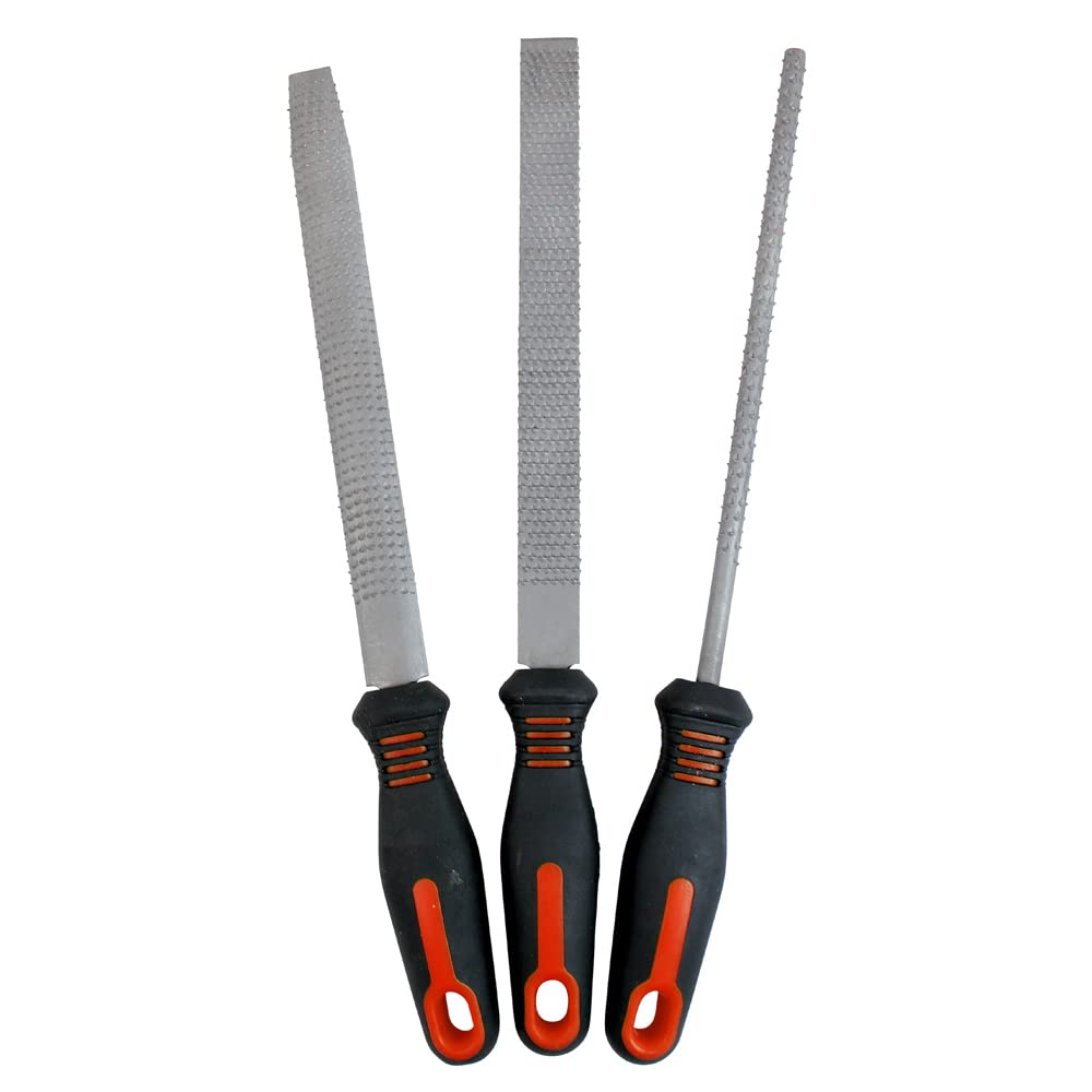 3Pc Wood File Set, Dt40290 5055441409443