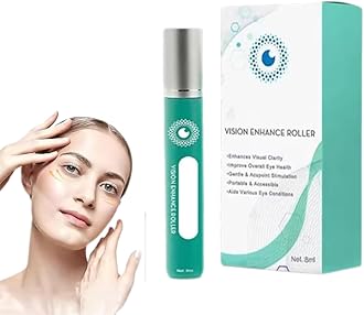 Vision Enhance Roller,Eye Massage Roller,Cooling Roll-On Applicator,Vision Enhance Massage Roller,Relieve Eye Strain, Enhances Visual Clarity (1Pcs)