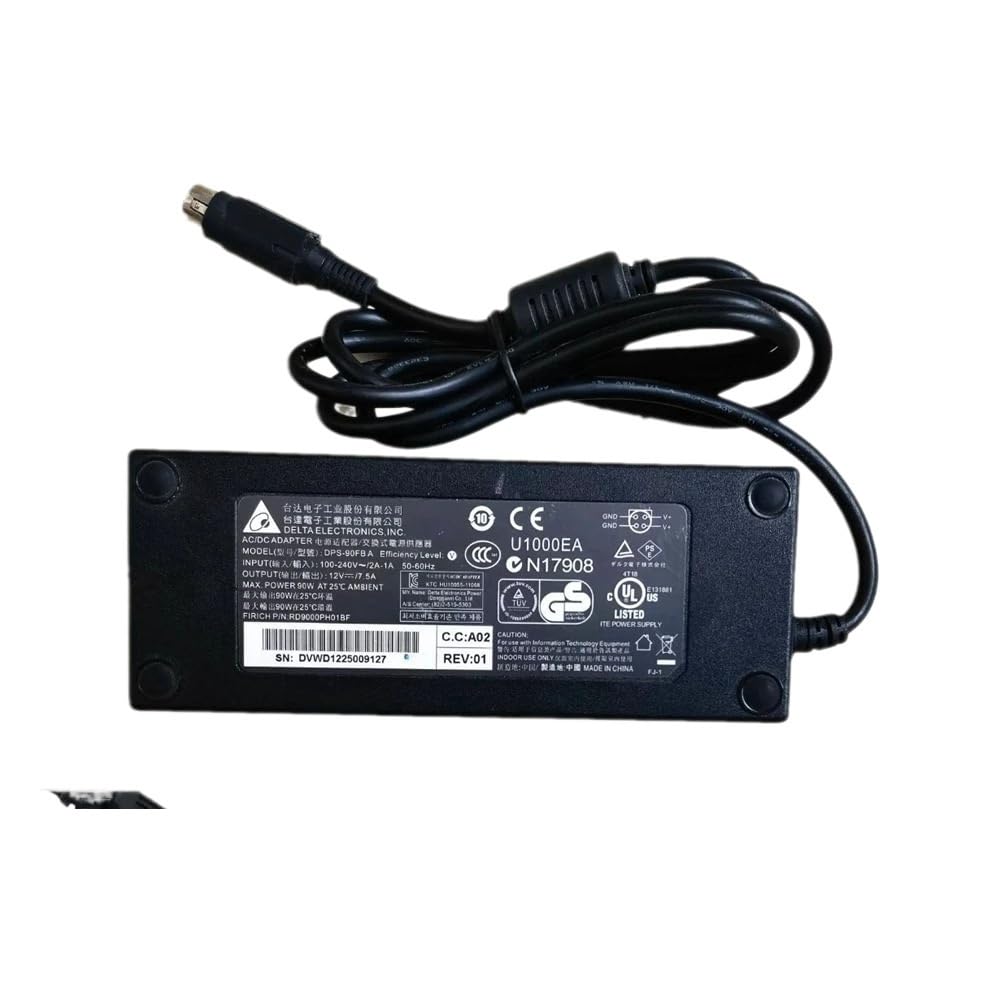 Adaptador 12V 7.5A 90W 4PIN alimentacion NAS Synology DJ416j Netgear RN10400