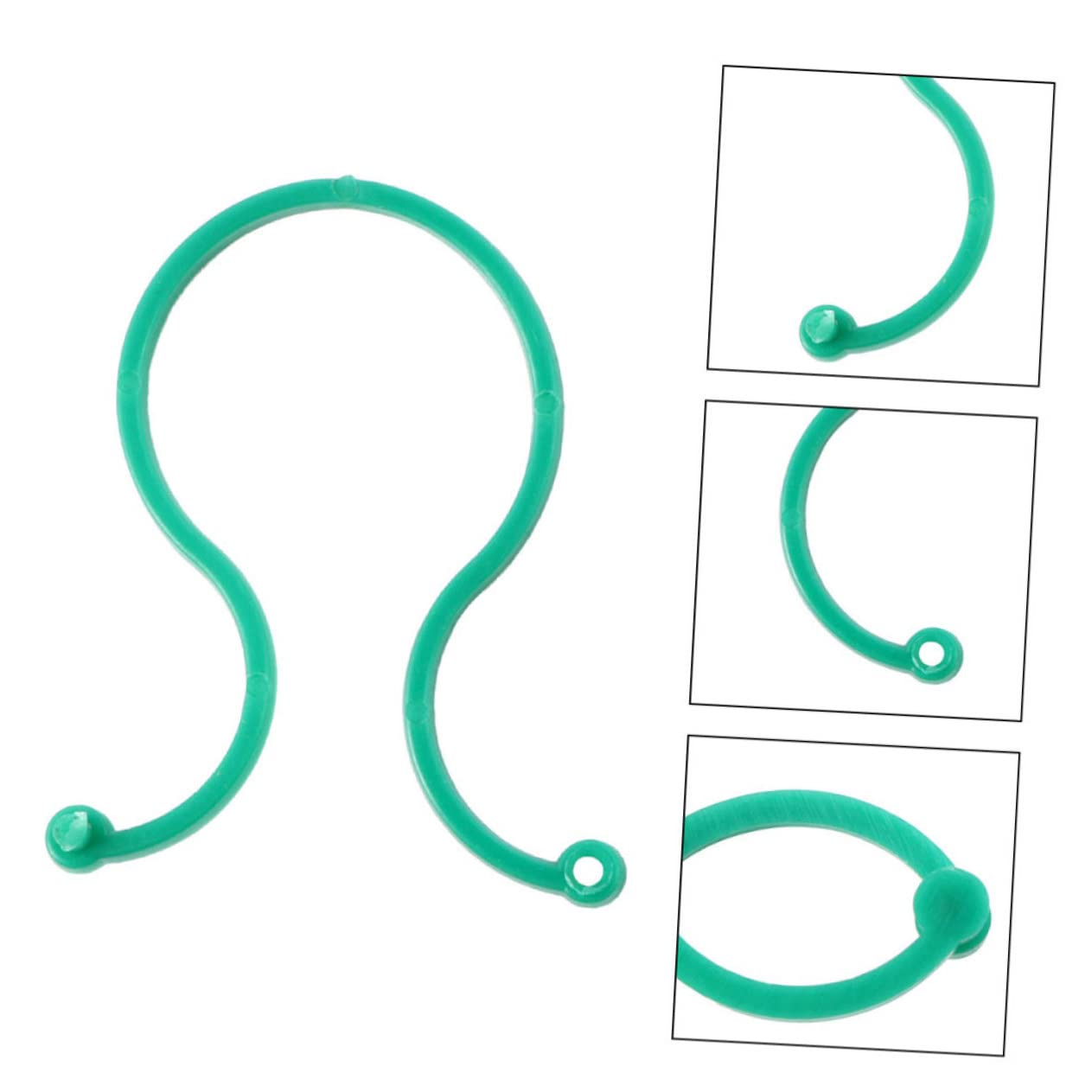Supvox 5 Sätze Pflanzenclip Clips Für Gartenpflanzen Unterstützung Für Tomatenpflanzen Plant Clips Pflanzklammer Stützclips Für Pflanzenblumen Gartenschnalle Plastik Green 100 Stück * 5