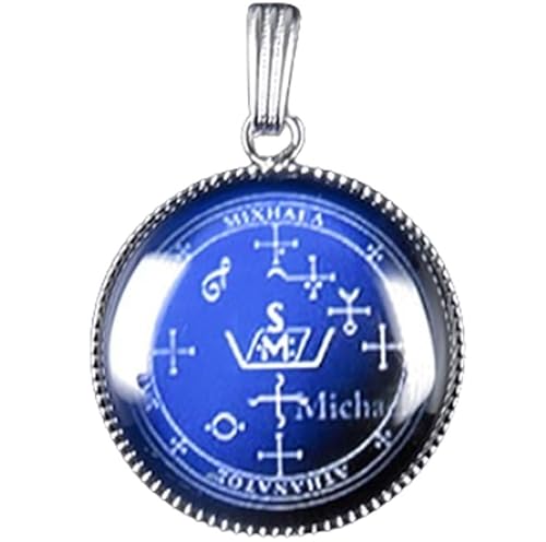 大天使ミカエル 召喚図形護符エンジェルカラー ペンダント タリズマン シジル シギル p3012