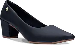 Sapato Scarpin Feminino Salto Baixo Bloco Bico Fino R2.12