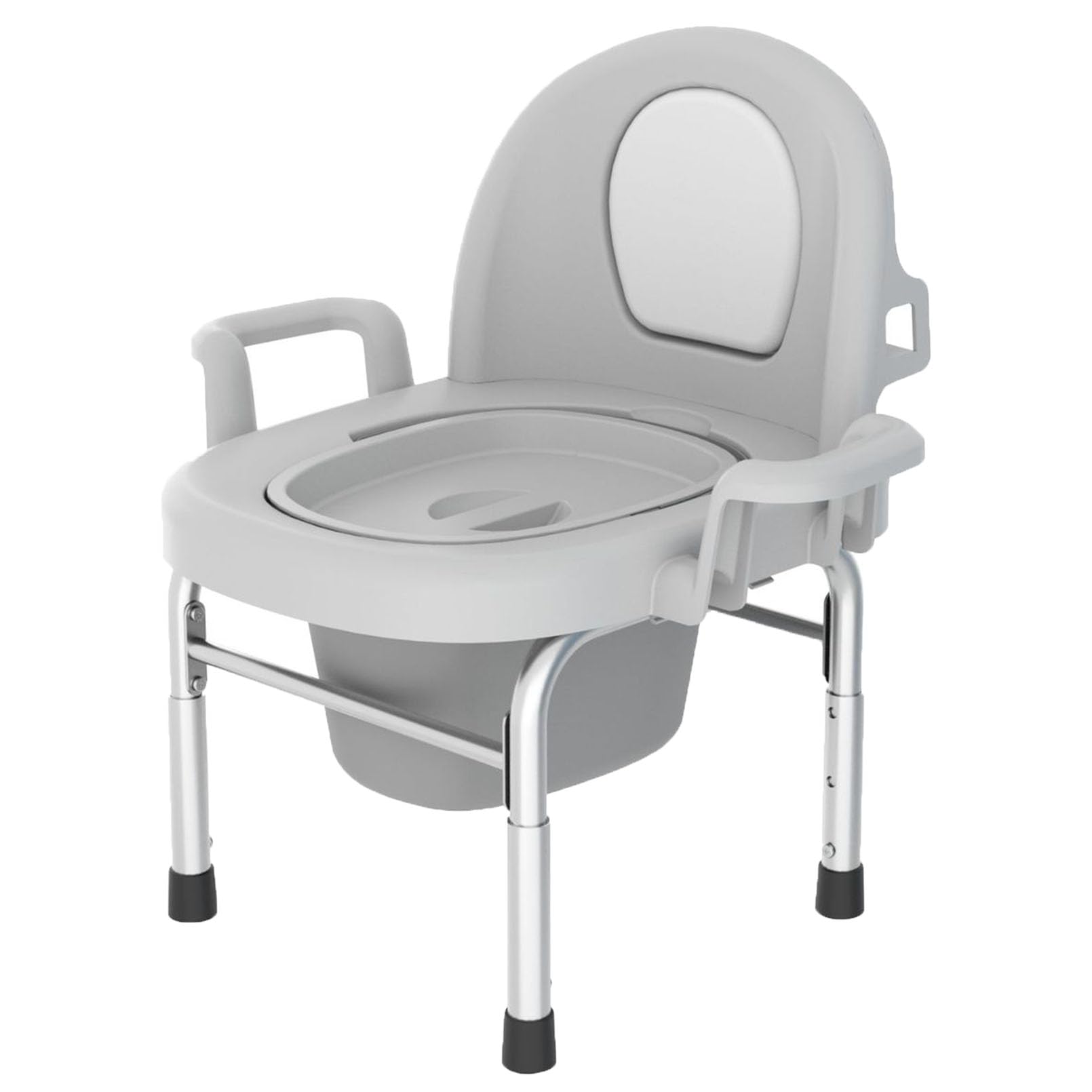 Chaise de toilette antidérapante pour sécuriser la salle de bain des seniors