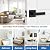 Plustool 1 Pack Matte Black Door Handles, Keyless Interior Door Knobs, Privacy Door Lever Locksets for Bedroom Bathroom, Heavy Duty Square Door Lock, Reversible for Left&Right Handled Doors