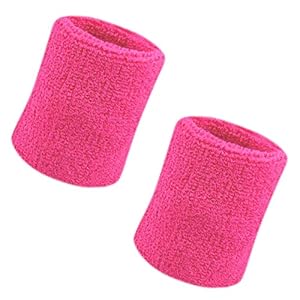 Vidillo Sport Schweißbänder Gelenkband 2er Pack Rosa