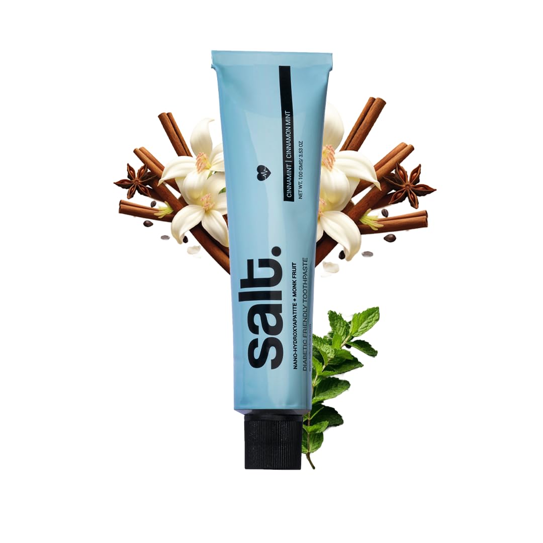 - Oral Care Cinnamint Toothpaste | Diabetic-Friendly Formula | Natural Cinnamon & Mint Blend | 100g