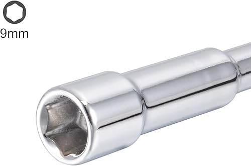 Miniatura 29 de uxcell Llave hexagonal en forma de L métrica de 0.591 in cromada, Cr-V