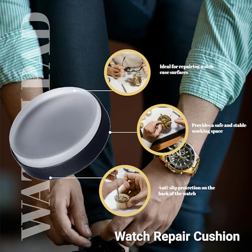 Coussin de boîtier de montre caoutchouc transparent pour outil de réparation