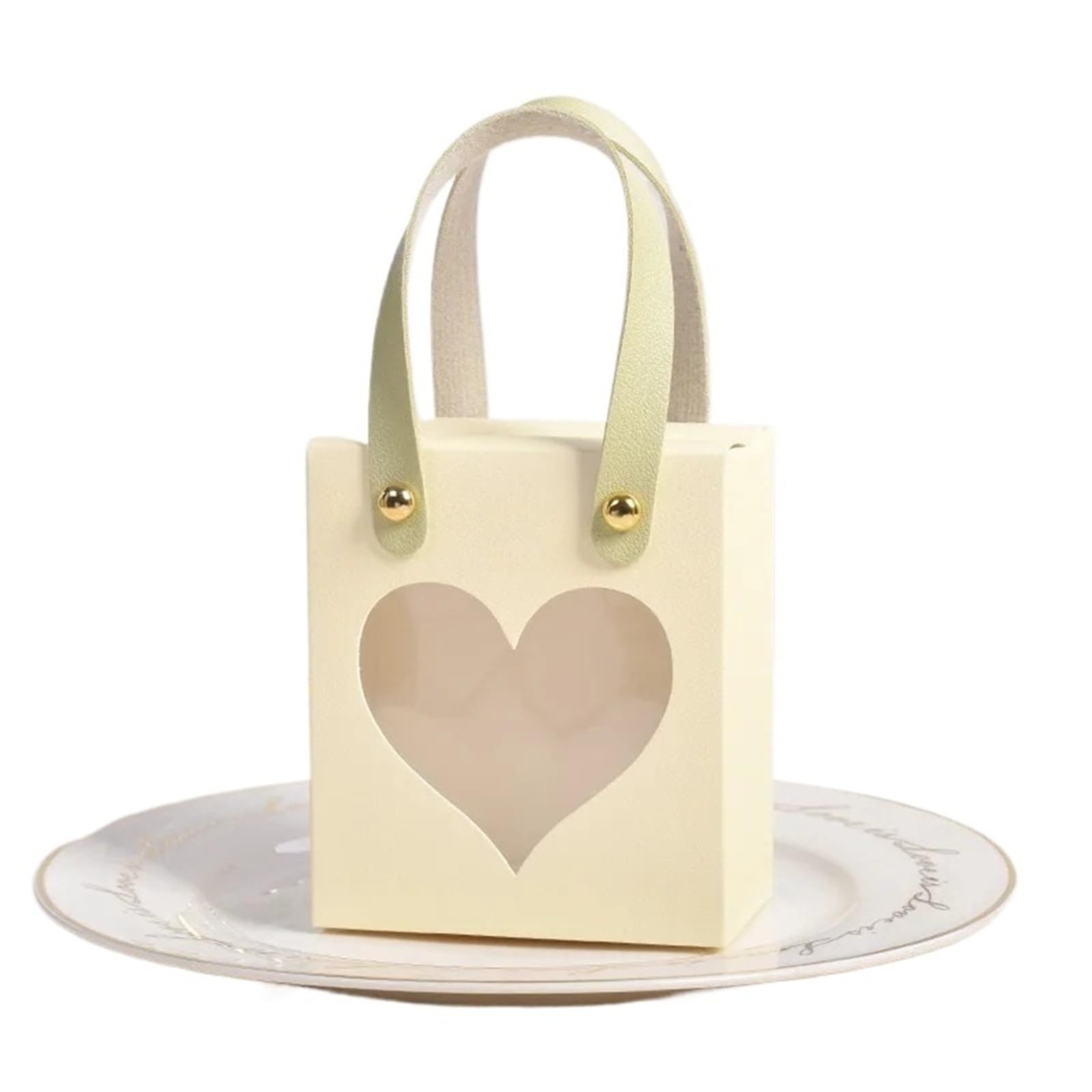 Scatole regalo for caramelle con finestra rosa da 10 pezzi
