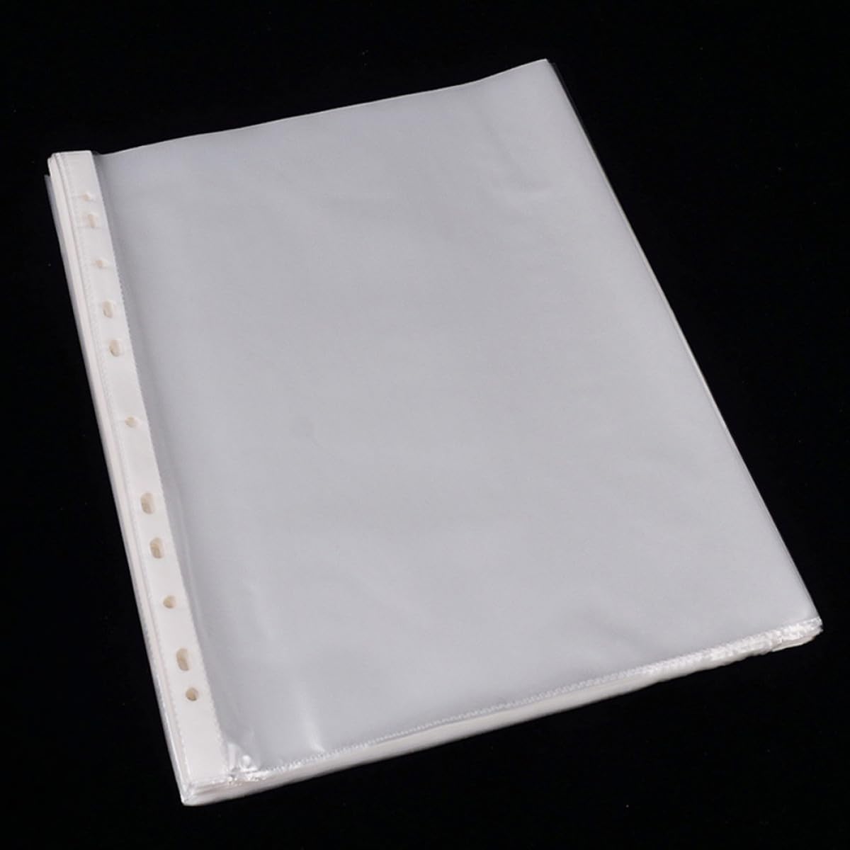 Protège-feuilles Perforés A4 11 Trous, Pp Épais 5c, 200 Pièces