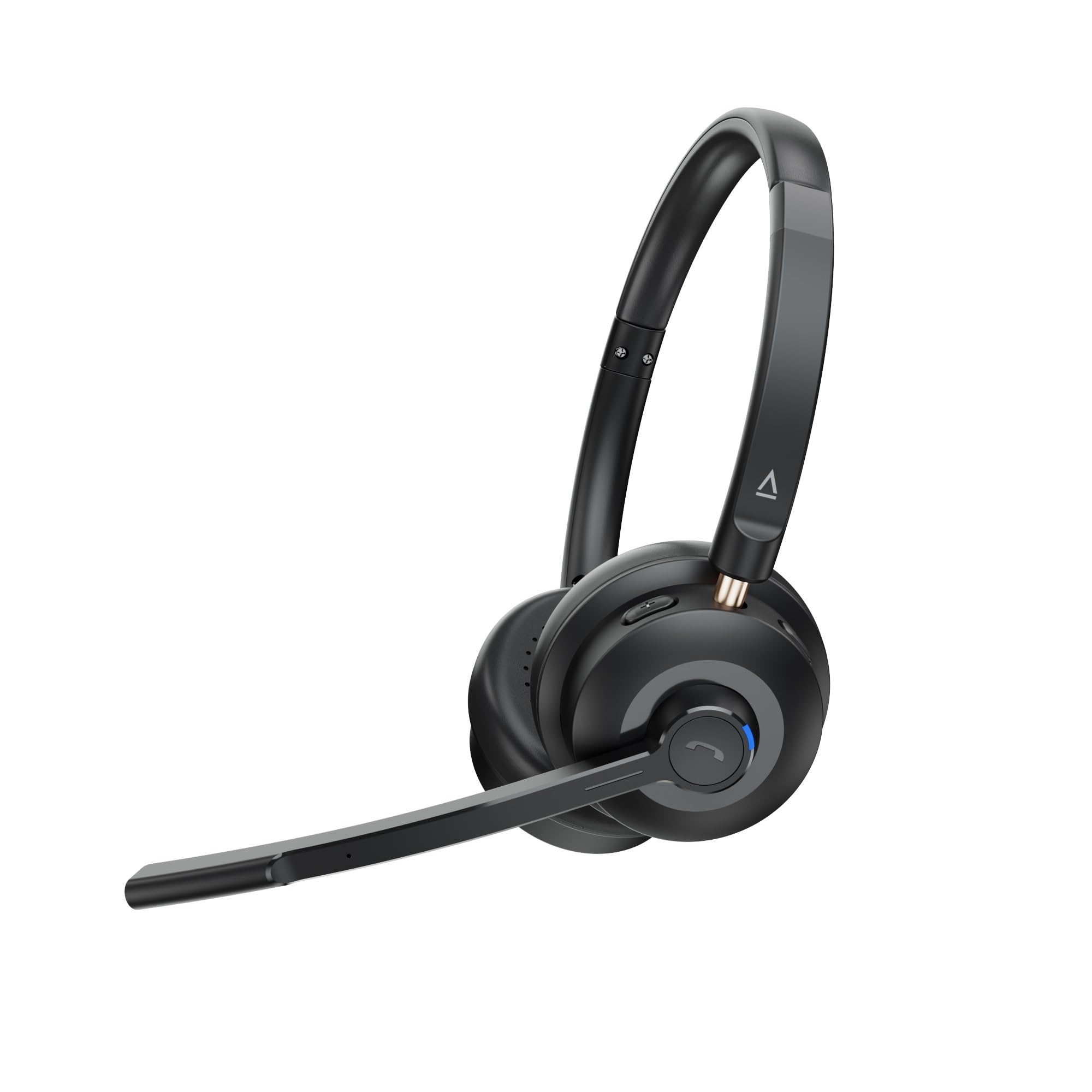 CREATIVE Chat Wireless Cuffie on-ear wireless con microfono a braccio con cancellazione del rumore, dongle USB, controllo riproduzione e chiamate, pulsante di silenziamento del microfono