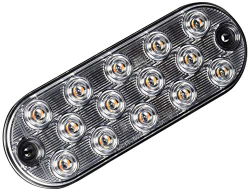 Maxxima M63353WYCL 14 LEDs Oval White/Amber 6.5