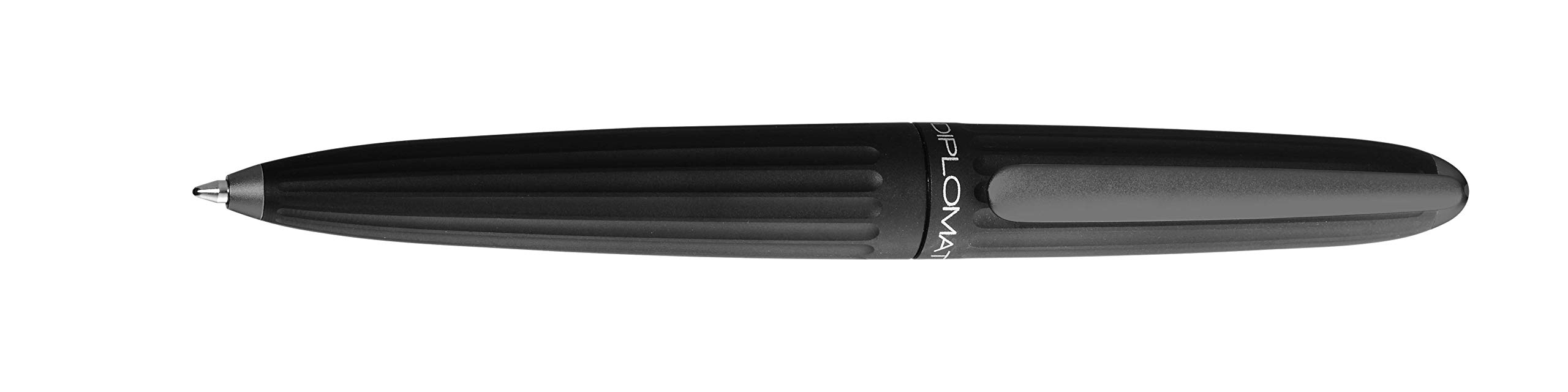 DIPLOMAT - Aero - Penna a sfera EasyFLOW - Nero - Resistente ed elegante - 5 anni di garanzia