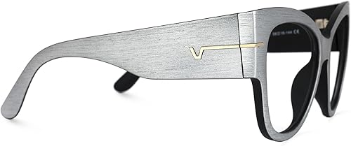 Miniatura 7 de VOOGLAM Elektra GVFP0256 - Gafas de ojo de gato de gran tamaño para mujer