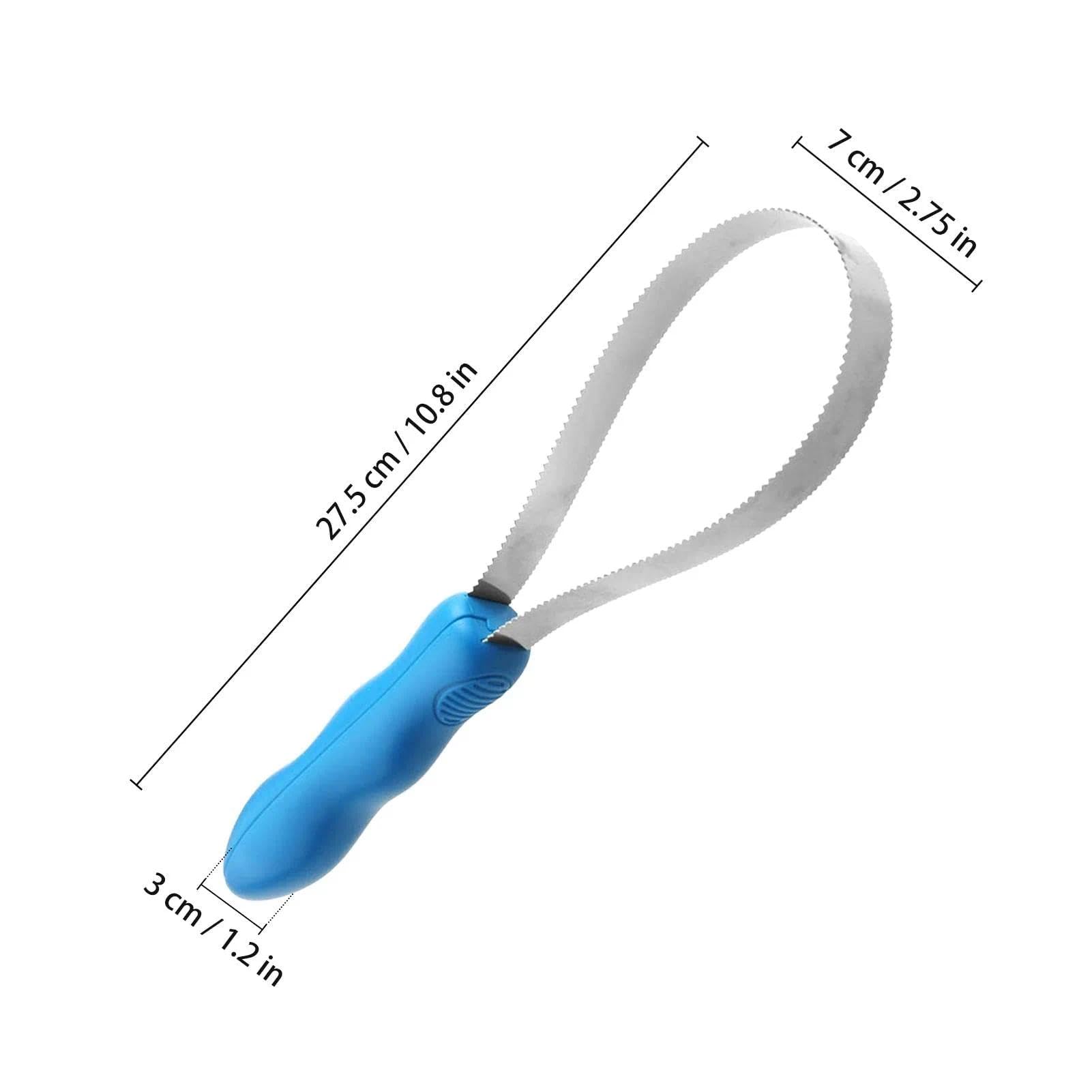 2pcs Shedding Blade Cat,double Sided Shedding Blade Cat,Doppelseitige Enthaarungsklinge,mit Rutschfestem Griff,Haustierpflege-Werkzeug Für Lang- & Kurzhaar, Präzise Fellpflege(A)