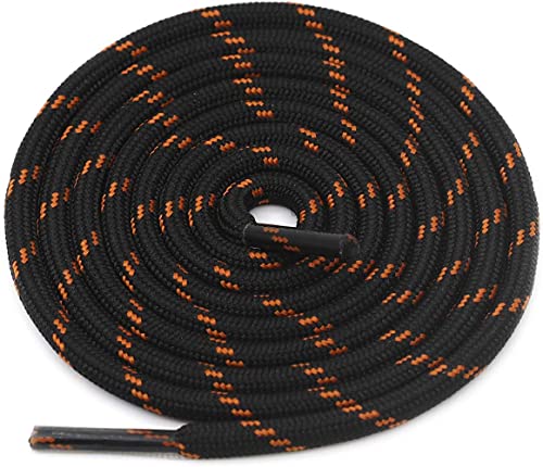 Image of Round Shoelace (2 Pair) Shoelaces for Hiking Shoes, Outdoor Walking Sneakers, Outdoor Hiking, Climbing, Basketball, Work Boot, Running, Sport Shoes