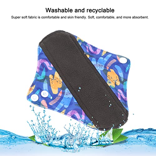 Sanitary Napkins, Bamboo Charcoal Fiber Washable Menstrual Pads For Women(G46) #TOP1