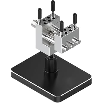 2-in-1 Mini Table Vice for Model Making - Portable Hand Vice for Precision Work - Removable Mini Holder for Gundam Crafts & Jewellery - Model Building Tool Accessories