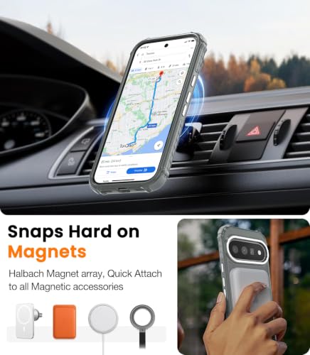 DEERLAMN Magnetic Case for Pixel 11 Pro XL/Pixel 10 Pro XL, Matte Gray - image 5