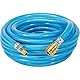 Güde 41407 Druckluft-Schlauch 13 mm/10 m (PVC Schlauch mit Gewebeeinlage, mit Schnellkupplung und Stecknippel)