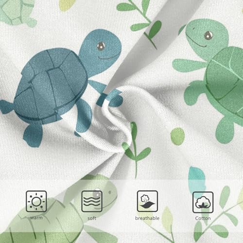 Wusikd Cute Turtles Girls' Underwear Cotton Girls Briefs Soft Toddler Underwear 2T3