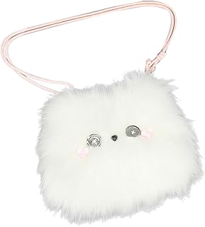 jiingekk Bolso de hombro de felpa con diseño de gatos, bolso cruzado de felpa para mujeres y niñas, Halloween, Navidad
