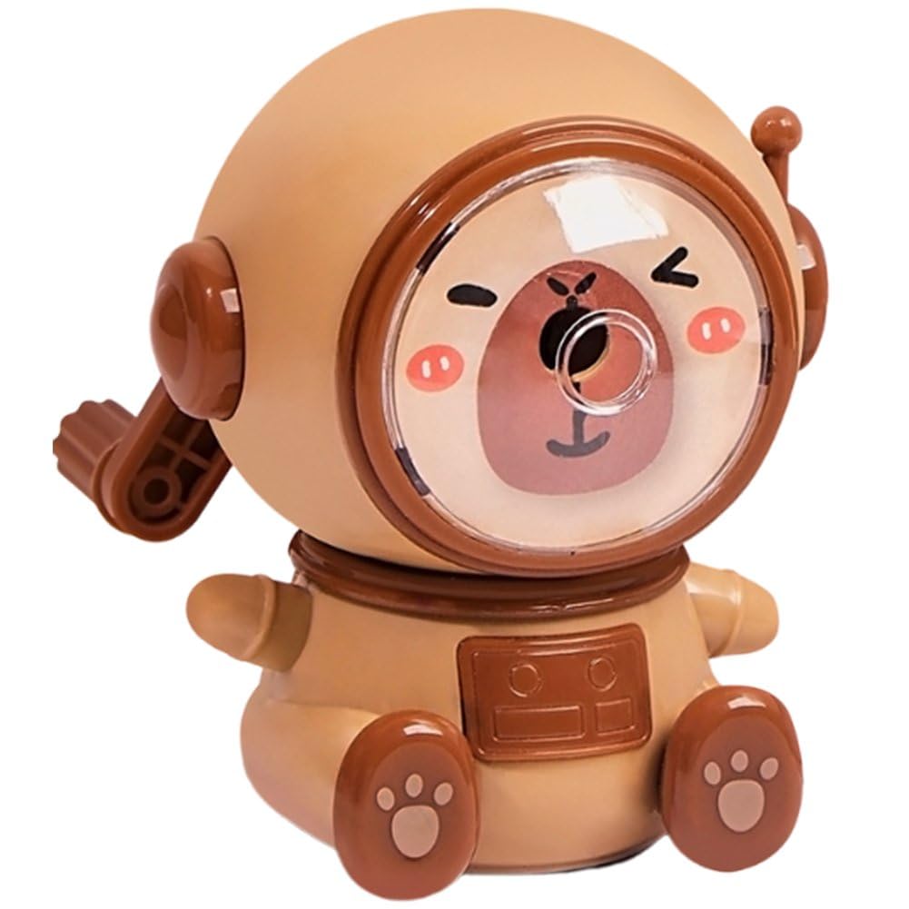 Hrippy Capybara Manual Pencil Sharpener, Shaped Pencil Sharpener With Container, Desktop Pencil Cutter For Students