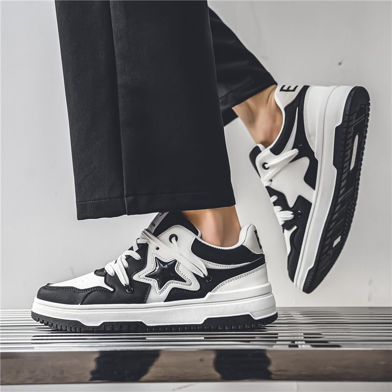 Men's Non Slip Work Shoes - Work and Safety Footwear, Food Service Work Sneakers, Lace-Up Breathable Work Shoes for Men Shoes Size 6.5-104