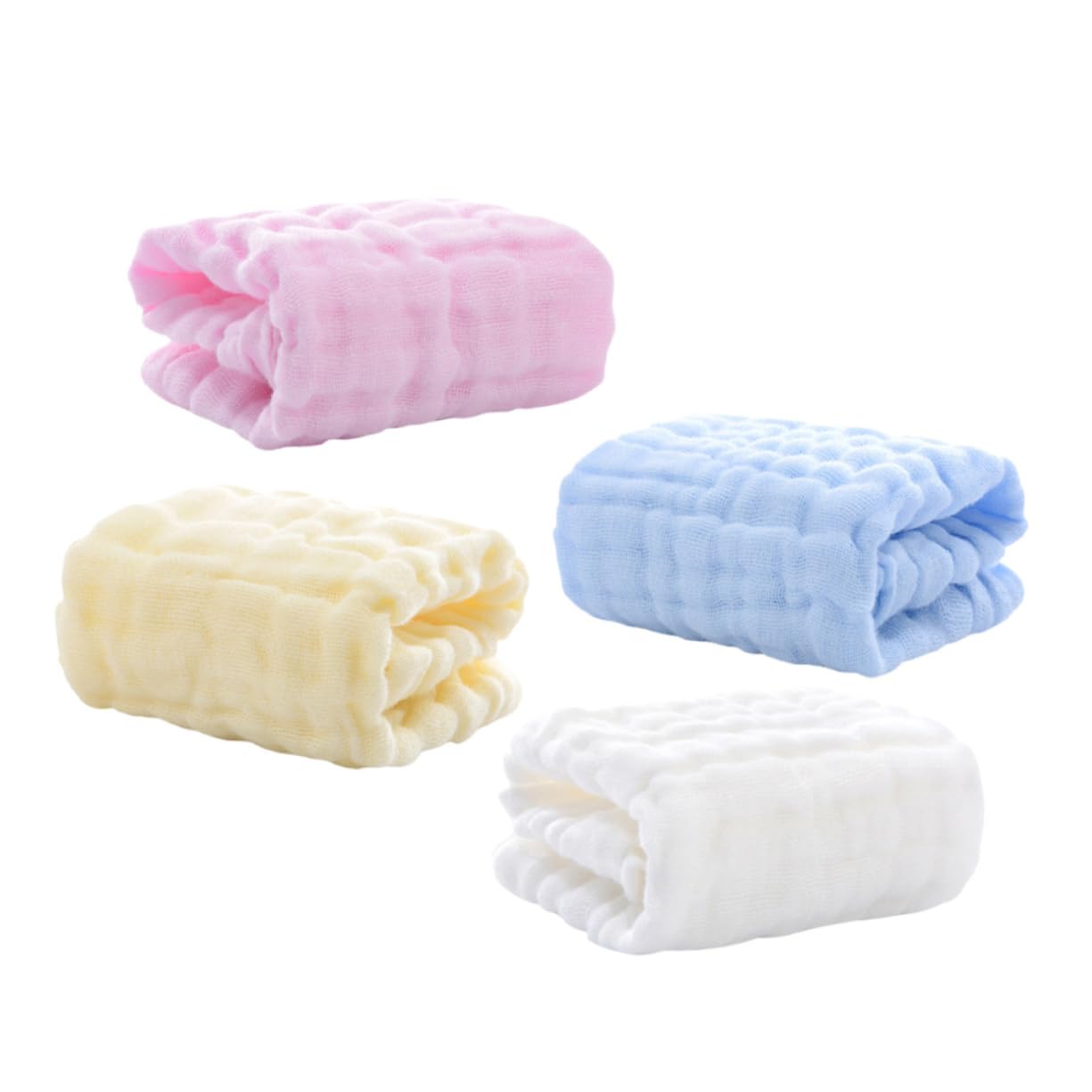 TOYANDONA 20 Stk Quadratisches Handtuch Aus Reiner Baumwolle Geschmeidige Speicheltücher Beruhigendes Handtuch Spucktücher Für Babys -badetücher Neugeborenes Gesichtstuch Spucktuch