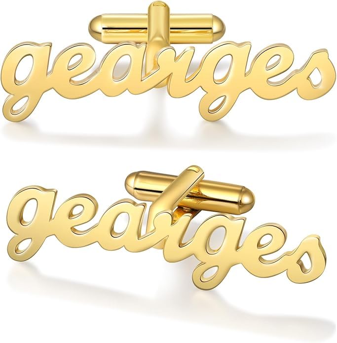 Personalized Name Cufflinks for Men – Custom Brass Cuff Links | Premium Finish | Wedding, Formal & Gifting Accessory for Men & Boys-image-27