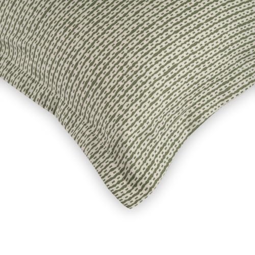 Image of Wakefit 100% Cotton Pillow Cover Set of 2 | 200 TC Soft & Breathable Pillow Cases | King Size 19 x 36 Inch | Skin Friendly, Durable & Gentle Machine Washable | Buffey
