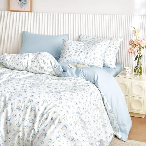 Wake In Cloud - Floral Comforter Set, Coquette...