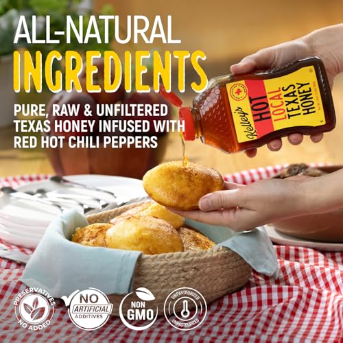Kelley's Hot Honey, 12 Oz – Miel con Chile miniatura 3
