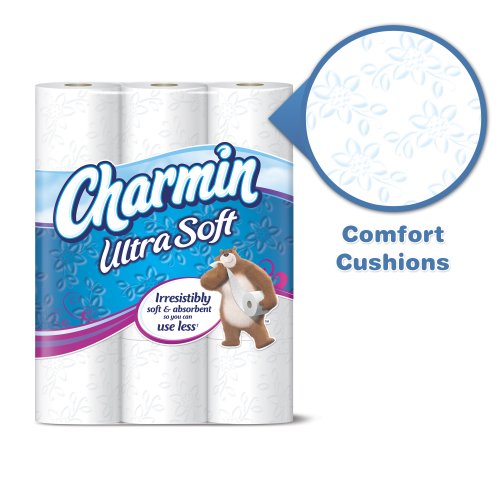 Image of Charmin Ultra Soft Toilet Paper 4 Mega Rolls (Pack of 6)