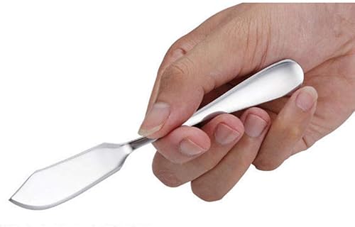 Miniatura 2 de AKOAK 2 cuchillos de mantequilla de acero inoxidable, esparcidores de mantequilla, herramientas de desayuno portátiles, utensilios de cocina,